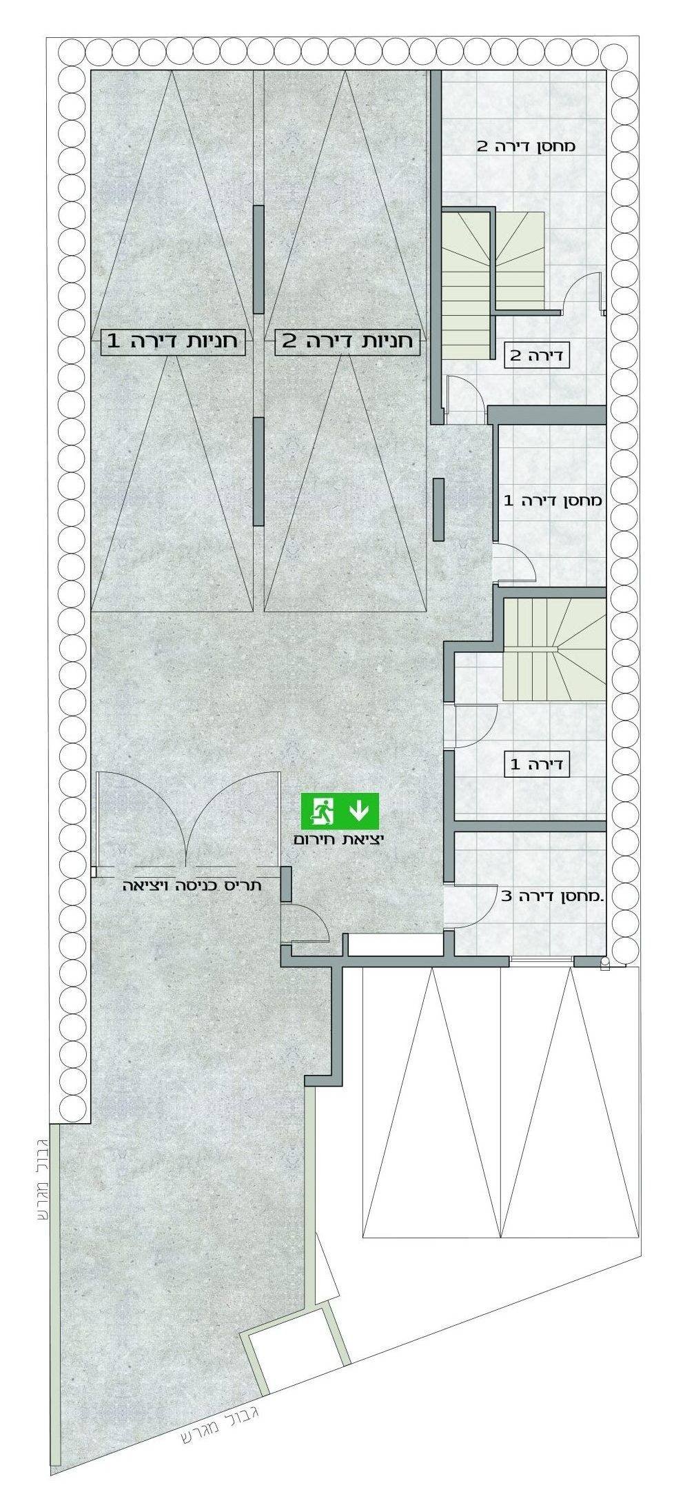 שירת רחל - חניון ומחסנים