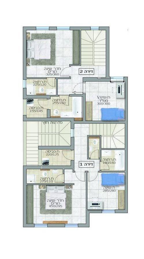 שירת רחל - קומה 1